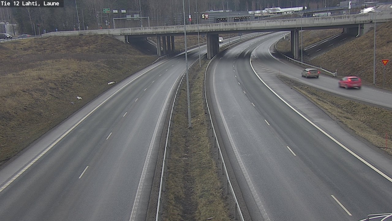 Weather Camera Image Road 12 Lahti, Laune, Lahti, Päijät-Häme