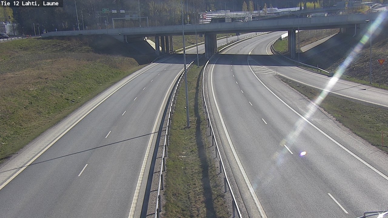 Weather Camera Image Road 12 Lahti, Laune, Lahti, Päijät-Häme