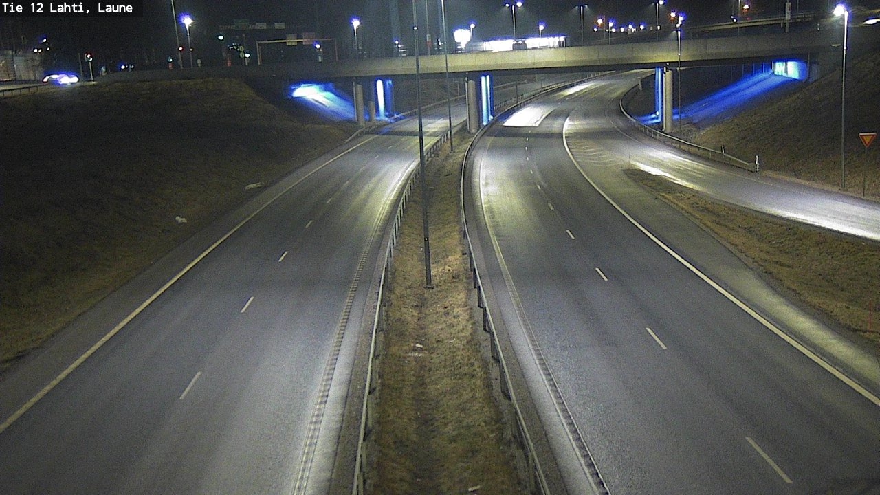 Weather Camera Image Road 12 Lahti, Laune, Lahti, Päijät-Häme