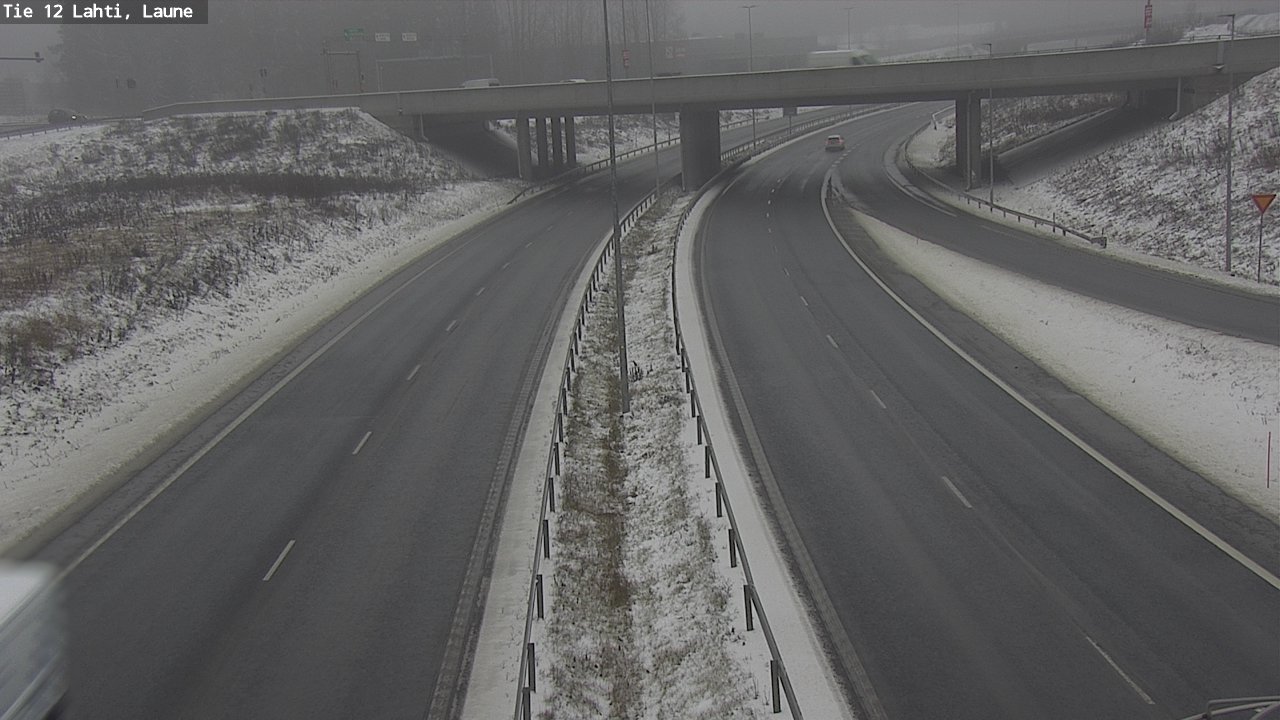 Weather Camera Image Väg 12 Lahtis, Laune, Lahti, Päijät-Häme