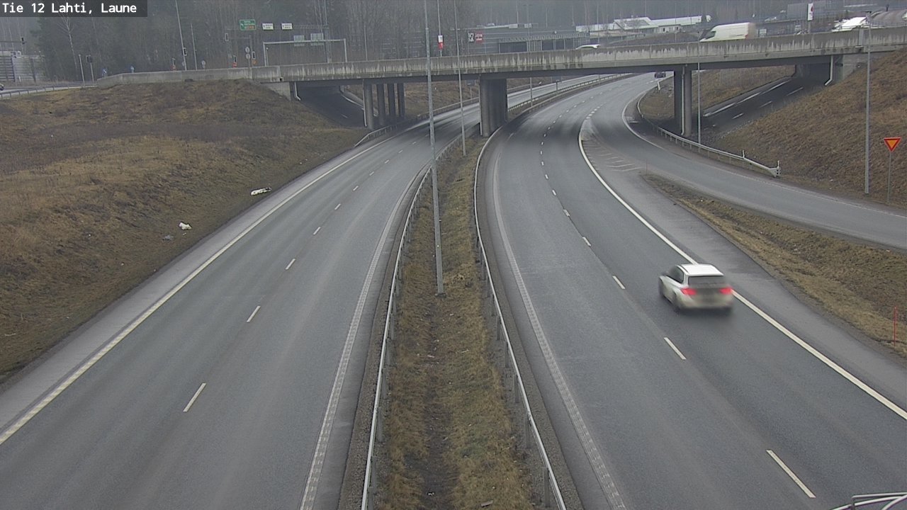 Weather Camera Image Road 12 Lahti, Laune, Lahti, Päijät-Häme