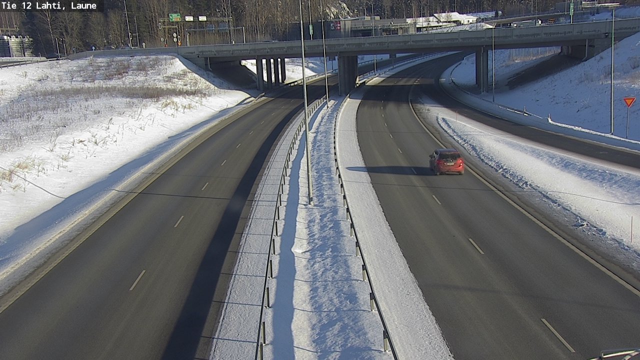Weather Camera Image Väg 12 Lahtis, Laune, Lahti, Päijät-Häme