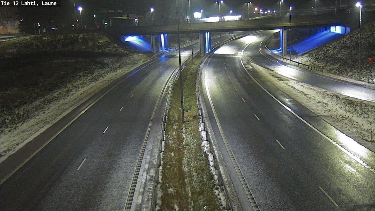 Weather Camera Image Väg 12 Lahtis, Laune, Lahti, Päijät-Häme