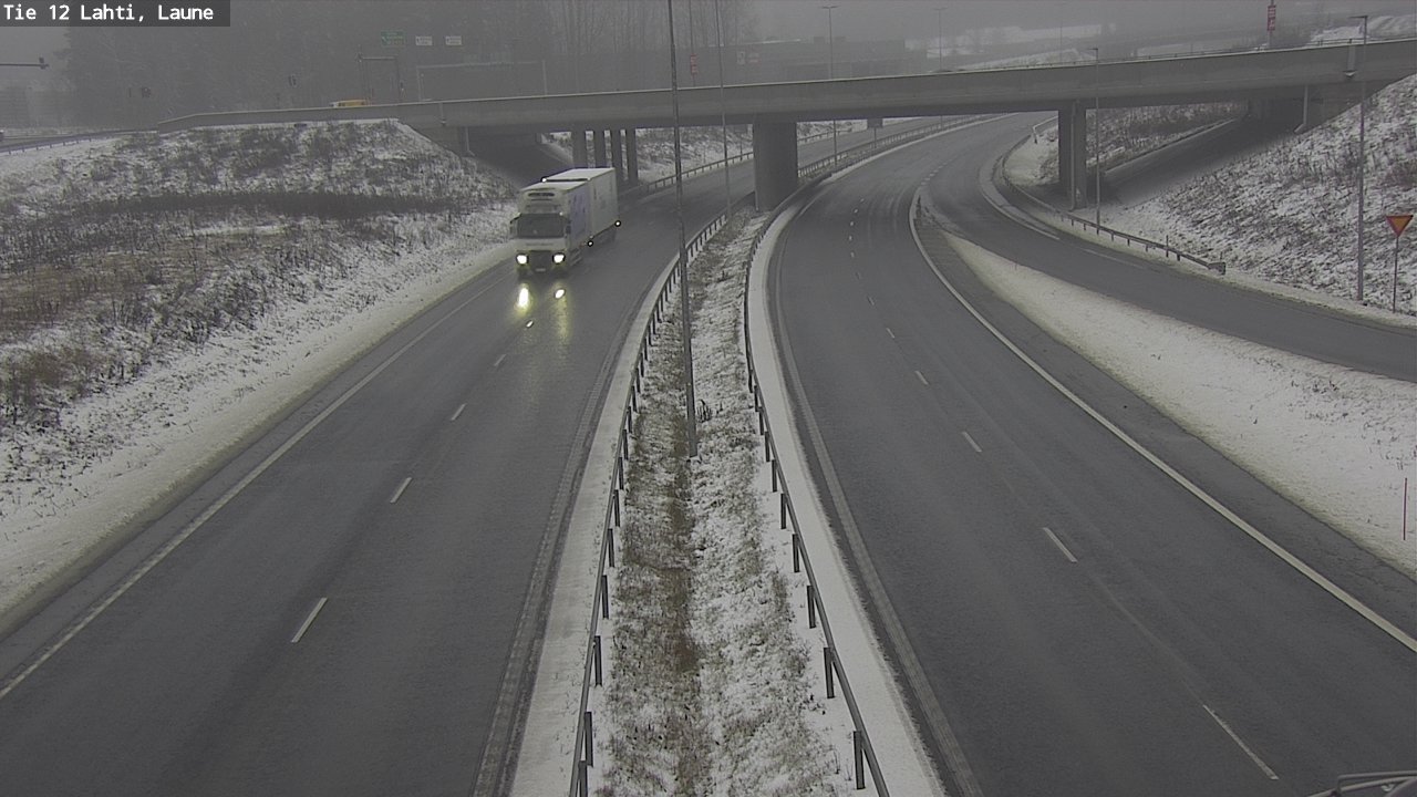 Weather Camera Image Väg 12 Lahtis, Laune, Lahti, Päijät-Häme