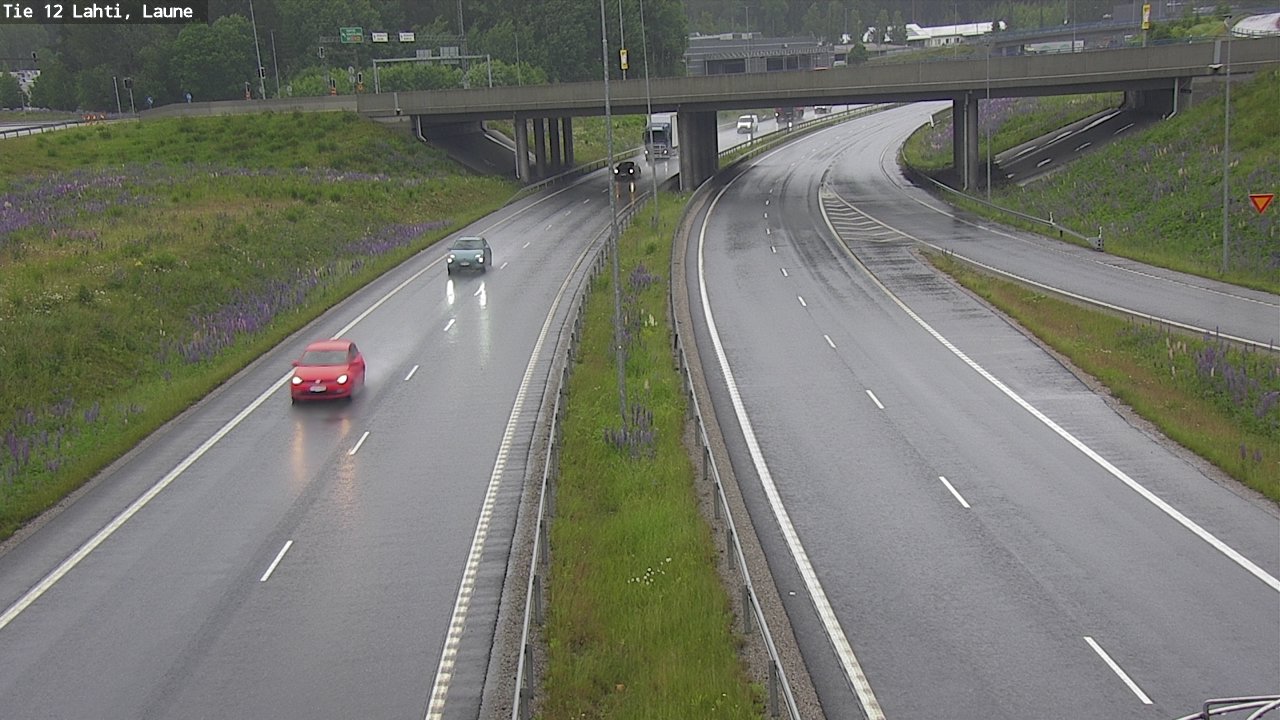 Weather Camera Image Väg 12 Lahtis, Laune, Lahti, Päijät-Häme