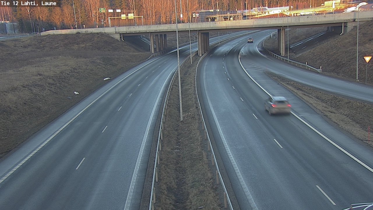 Weather Camera Image Väg 12 Lahtis, Laune, Lahti, Päijät-Häme