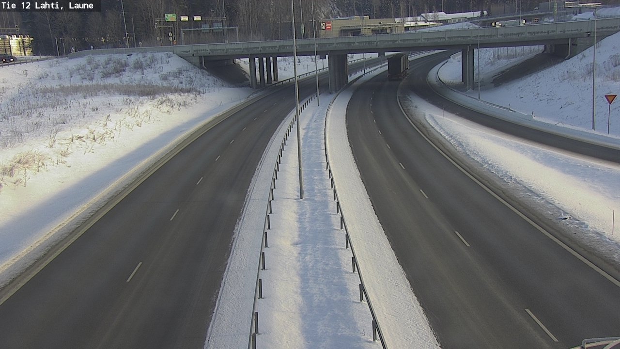 Weather Camera Image Road 12 Lahti, Laune, Lahti, Päijät-Häme