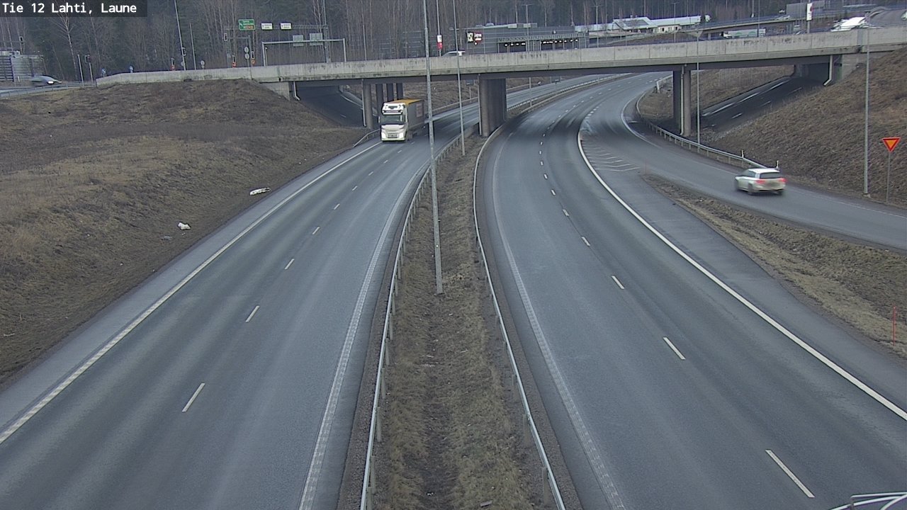 Weather Camera Image Väg 12 Lahtis, Laune, Lahti, Päijät-Häme