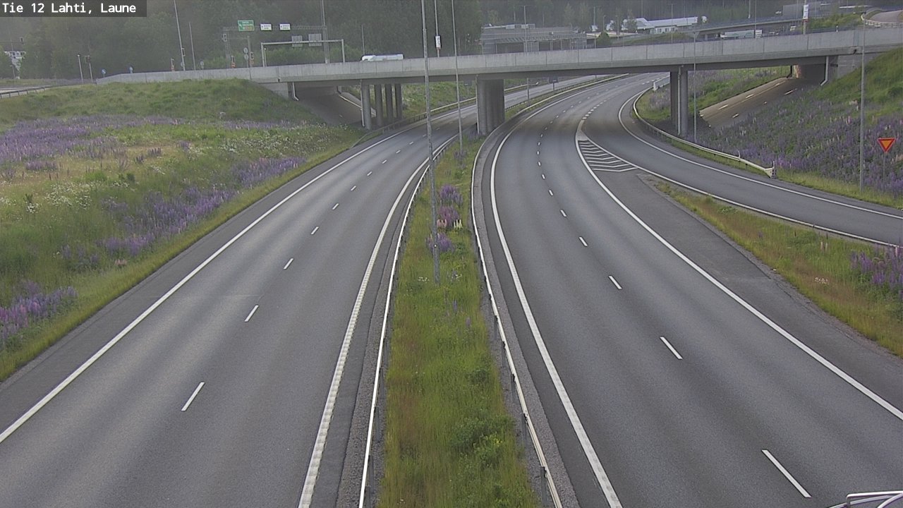Weather Camera Image Road 12 Lahti, Laune, Lahti, Päijät-Häme