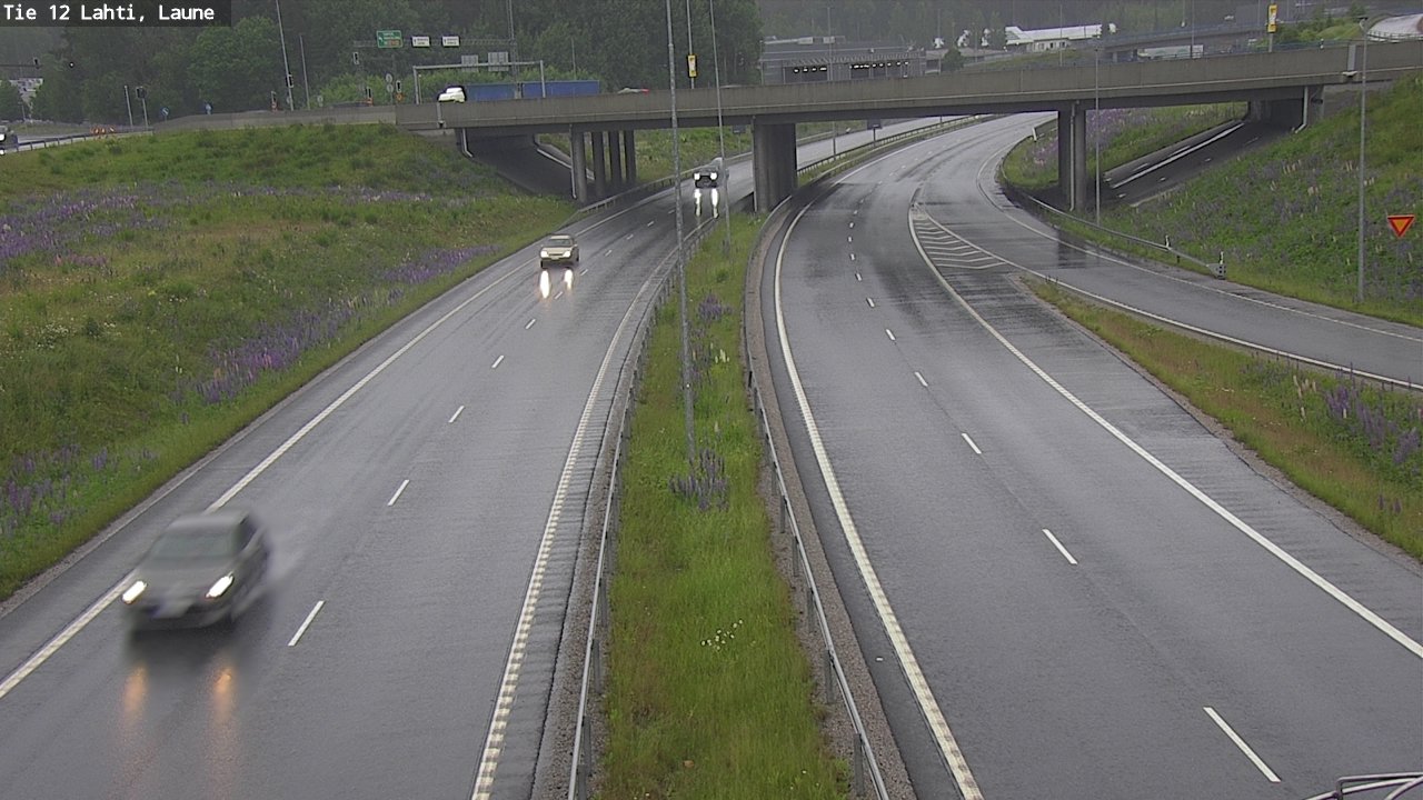 Weather Camera Image Väg 12 Lahtis, Laune, Lahti, Päijät-Häme