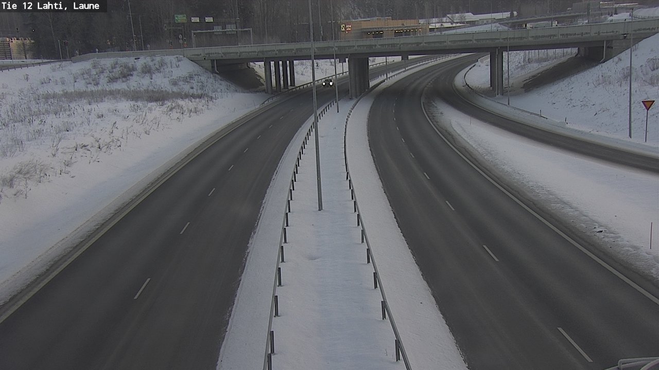Weather Camera Image Road 12 Lahti, Laune, Lahti, Päijät-Häme