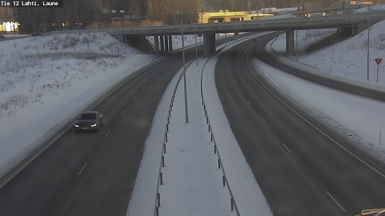 Weather Camera Image Road 12 Lahti, Laune, Lahti, Päijät-Häme