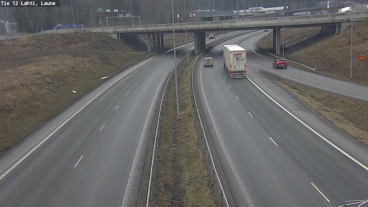 Weather Camera Image Road 12 Lahti, Laune, Lahti, Päijät-Häme