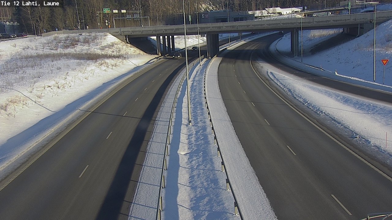 Weather Camera Image Väg 12 Lahtis, Laune, Lahti, Päijät-Häme