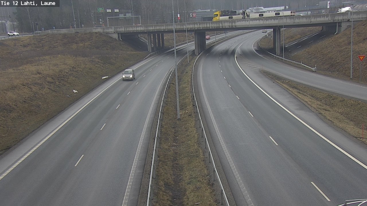 Weather Camera Image Road 12 Lahti, Laune, Lahti, Päijät-Häme