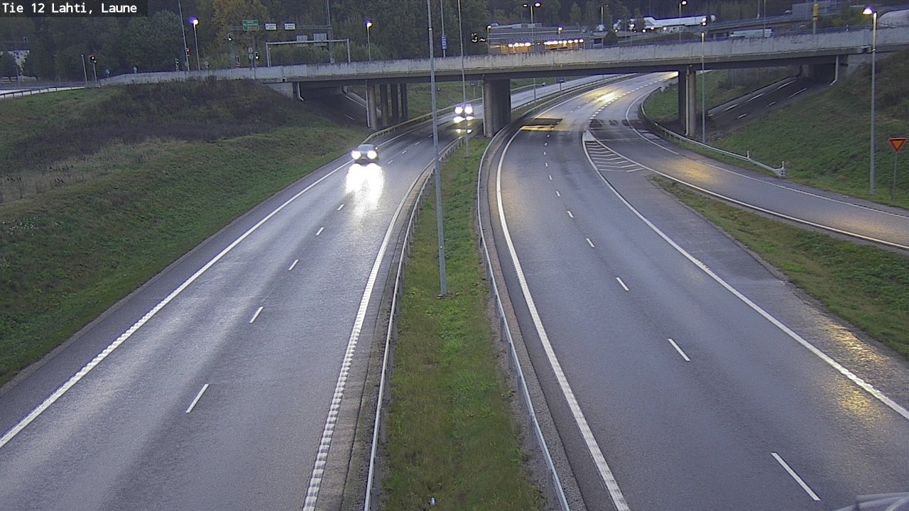 Weather Camera Image Väg 12 Lahtis, Laune, Lahti, Päijät-Häme