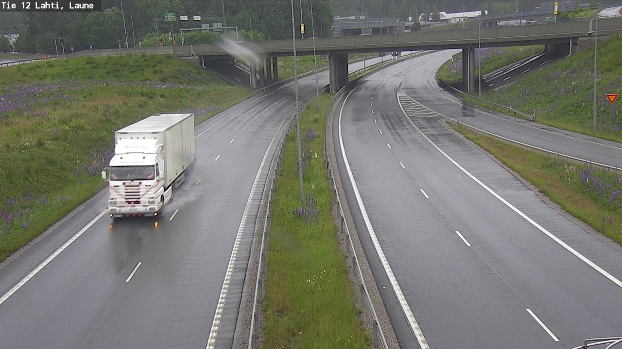 Weather Camera Image Väg 12 Lahtis, Laune, Lahti, Päijät-Häme