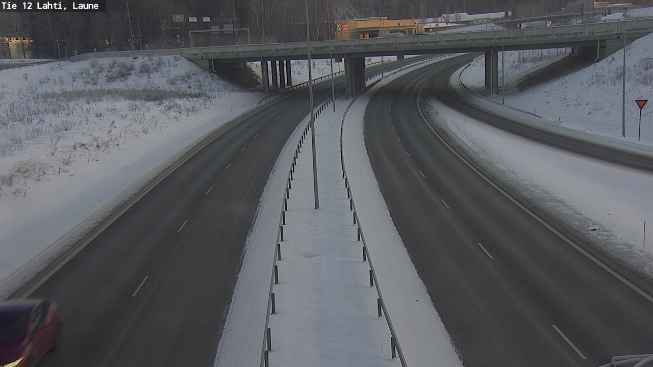 Weather Camera Image Road 12 Lahti, Laune, Lahti, Päijät-Häme