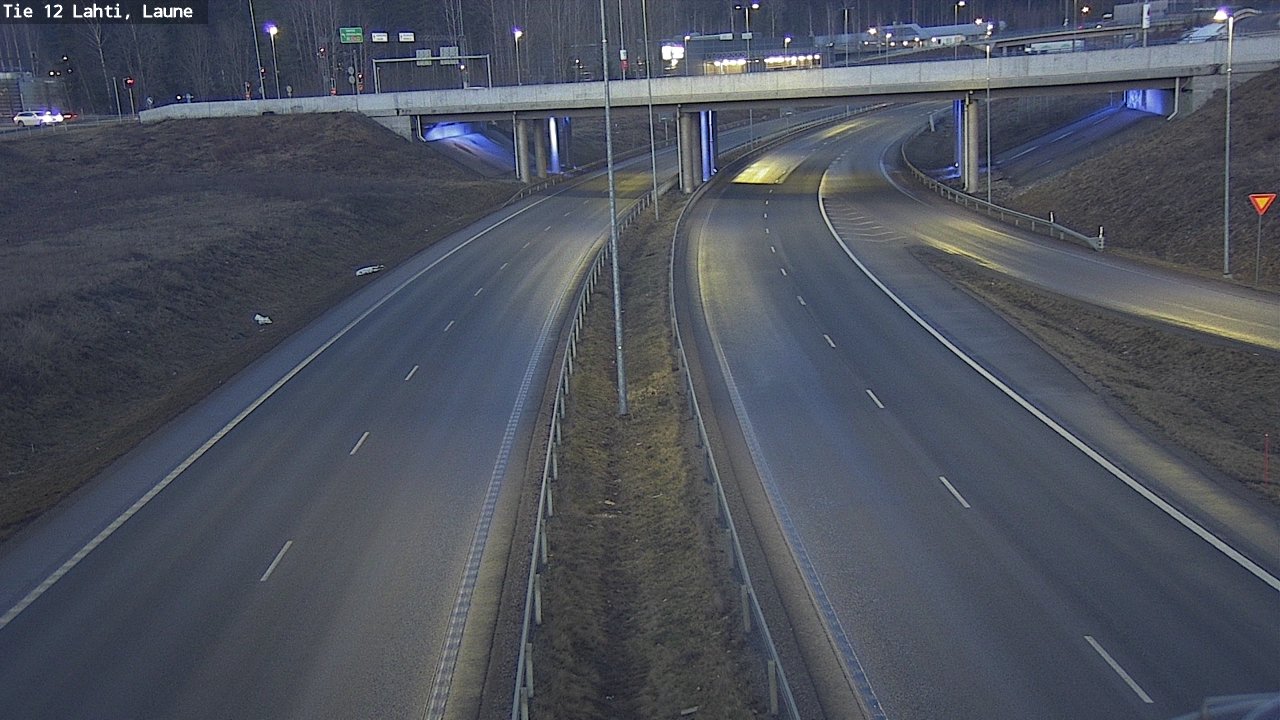 Weather Camera Image Väg 12 Lahtis, Laune, Lahti, Päijät-Häme