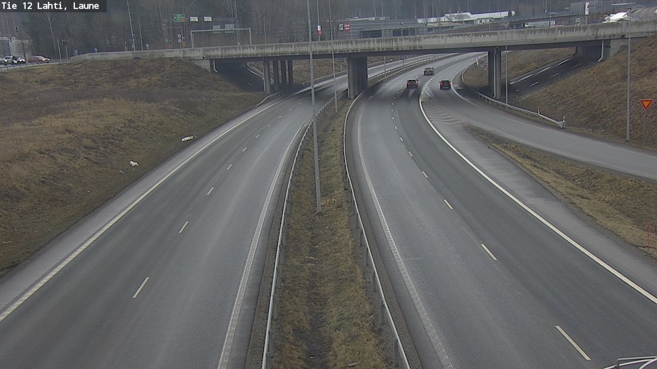 Weather Camera Image Road 12 Lahti, Laune, Lahti, Päijät-Häme