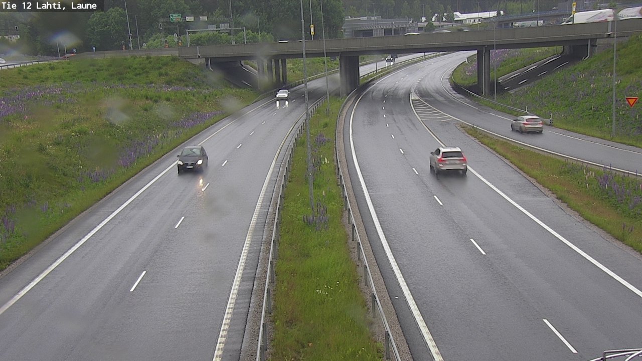 Weather Camera Image Road 12 Lahti, Laune, Lahti, Päijät-Häme