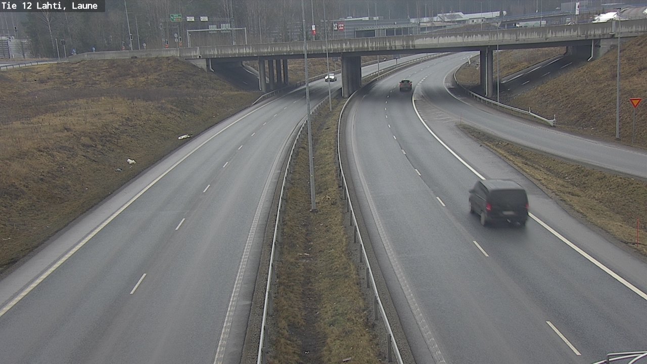 Weather Camera Image Road 12 Lahti, Laune, Lahti, Päijät-Häme