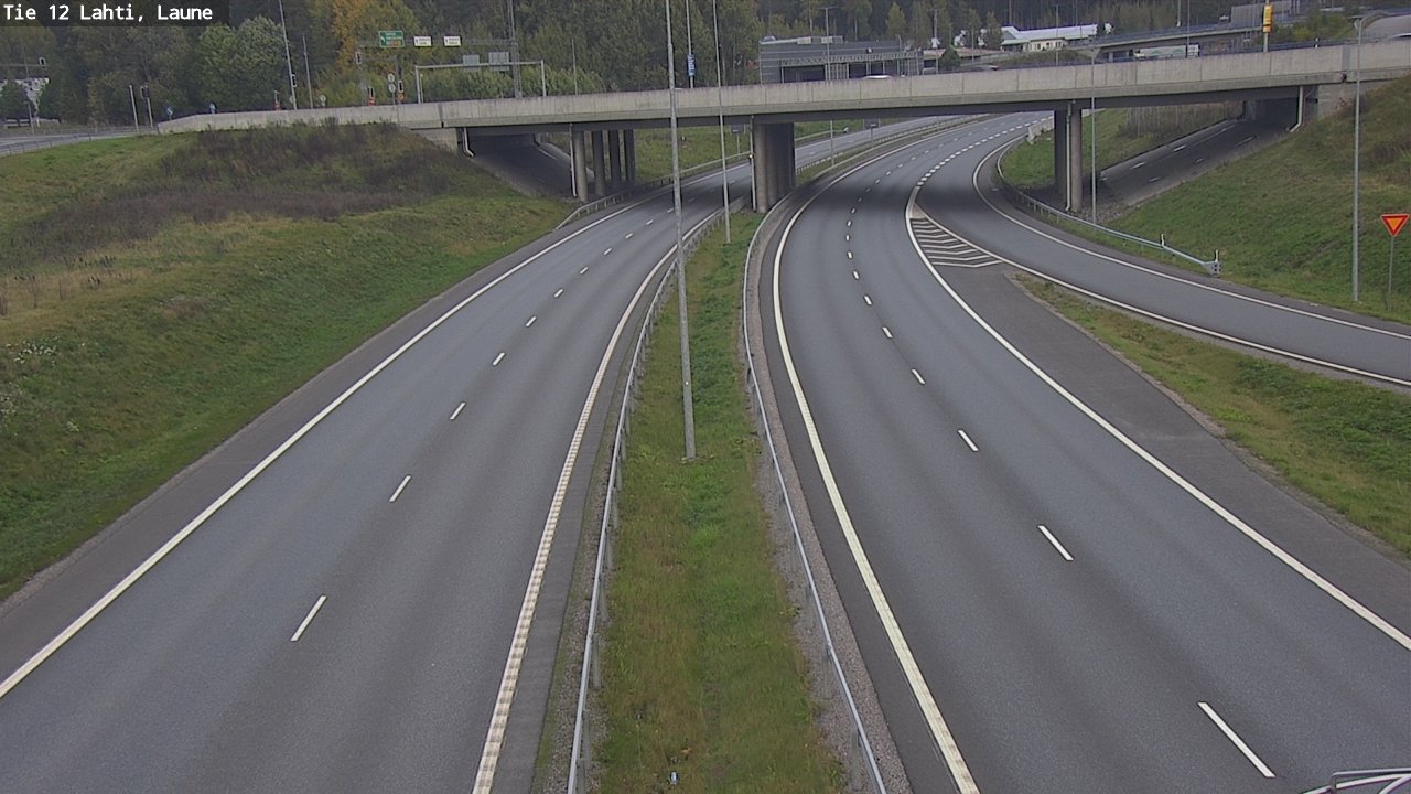 Weather Camera Image Väg 12 Lahtis, Laune, Lahti, Päijät-Häme
