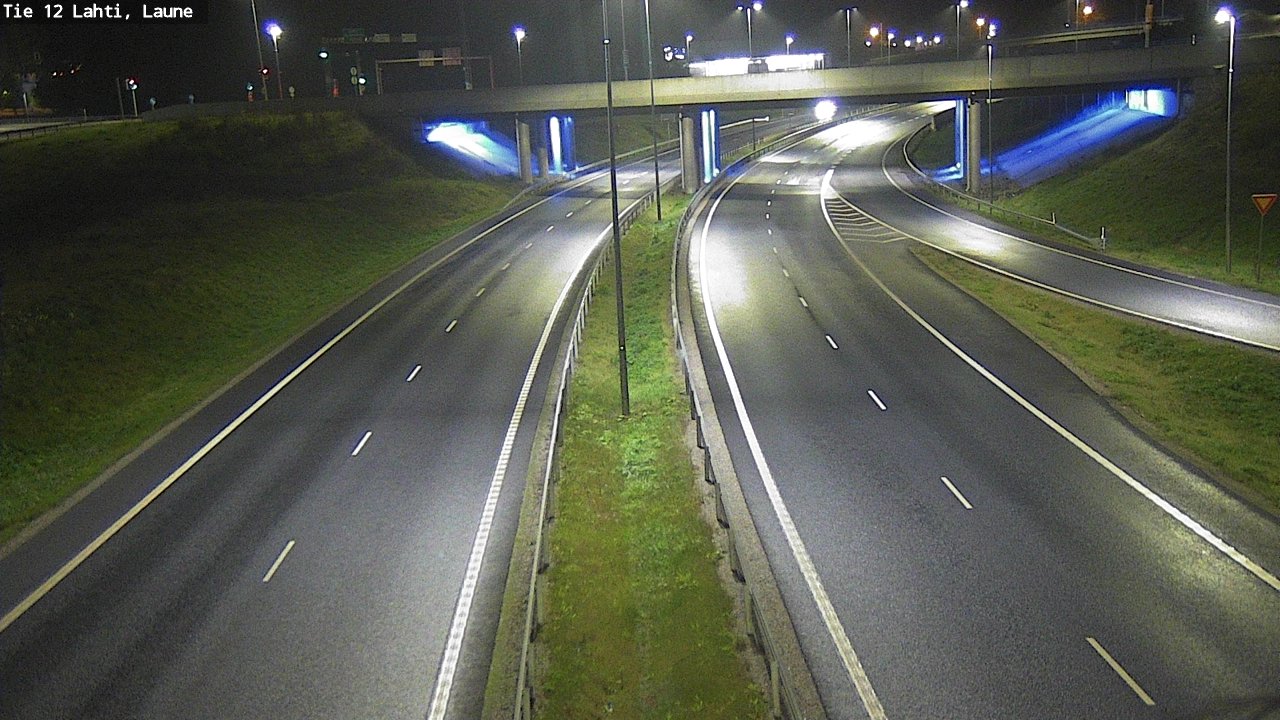 Weather Camera Image Väg 12 Lahtis, Laune, Lahti, Päijät-Häme