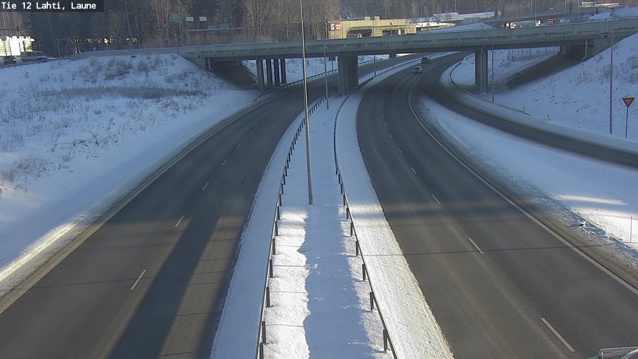 Weather Camera Image Road 12 Lahti, Laune, Lahti, Päijät-Häme