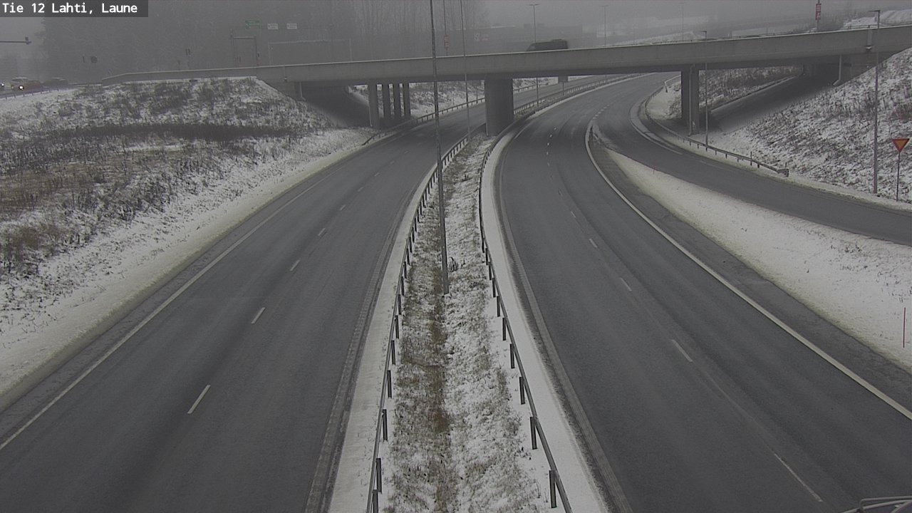 Weather Camera Image Väg 12 Lahtis, Laune, Lahti, Päijät-Häme