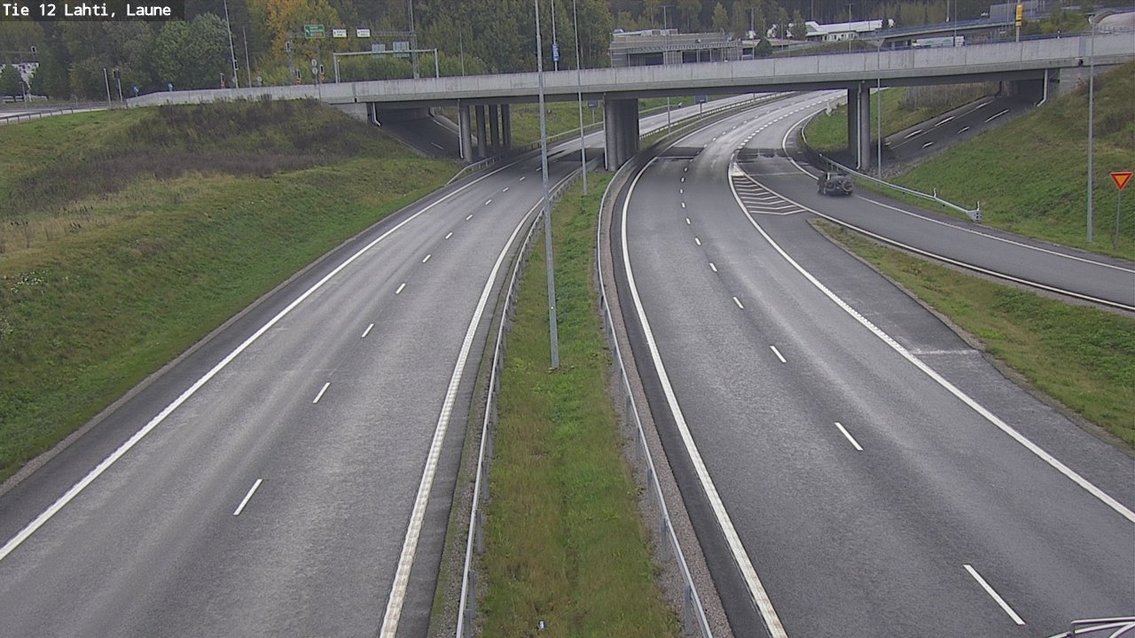 Weather Camera Image Väg 12 Lahtis, Laune, Lahti, Päijät-Häme