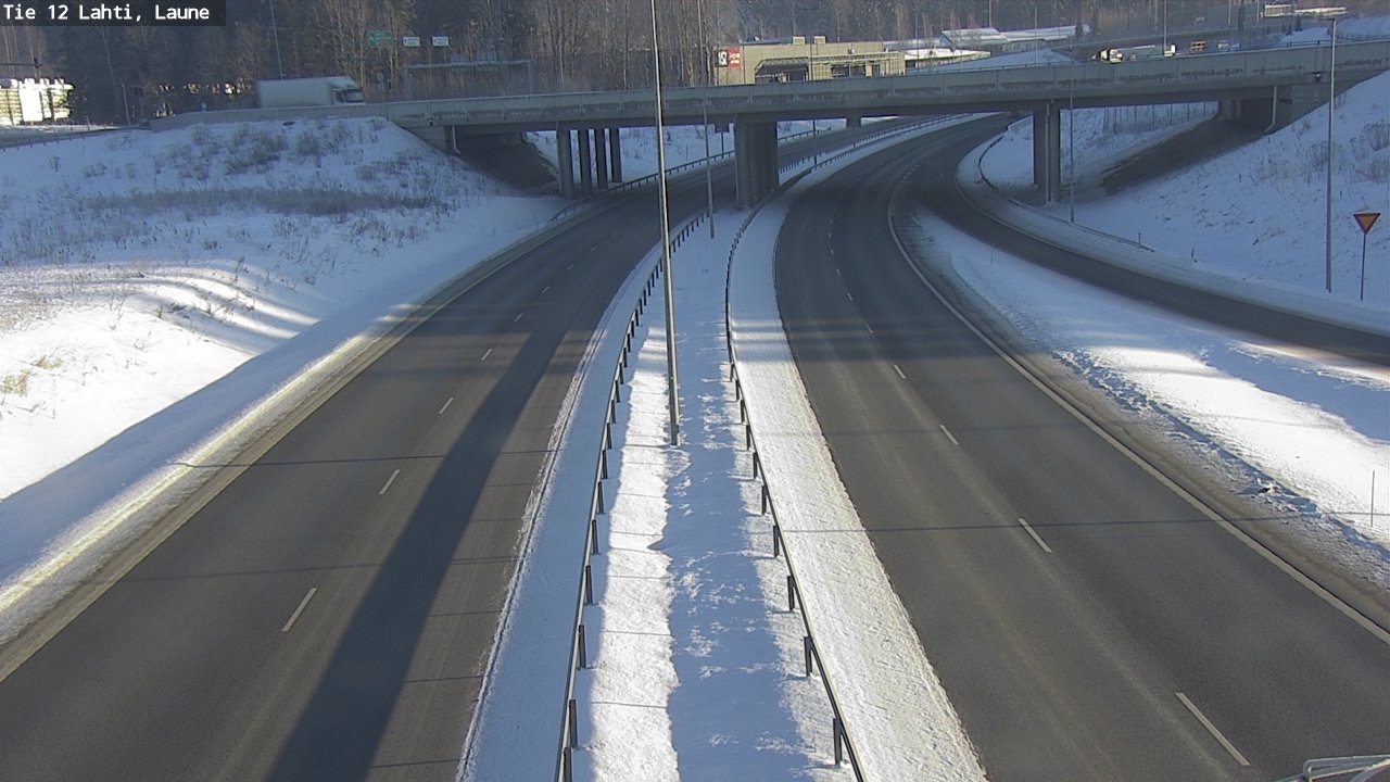 Weather Camera Image Road 12 Lahti, Laune, Lahti, Päijät-Häme