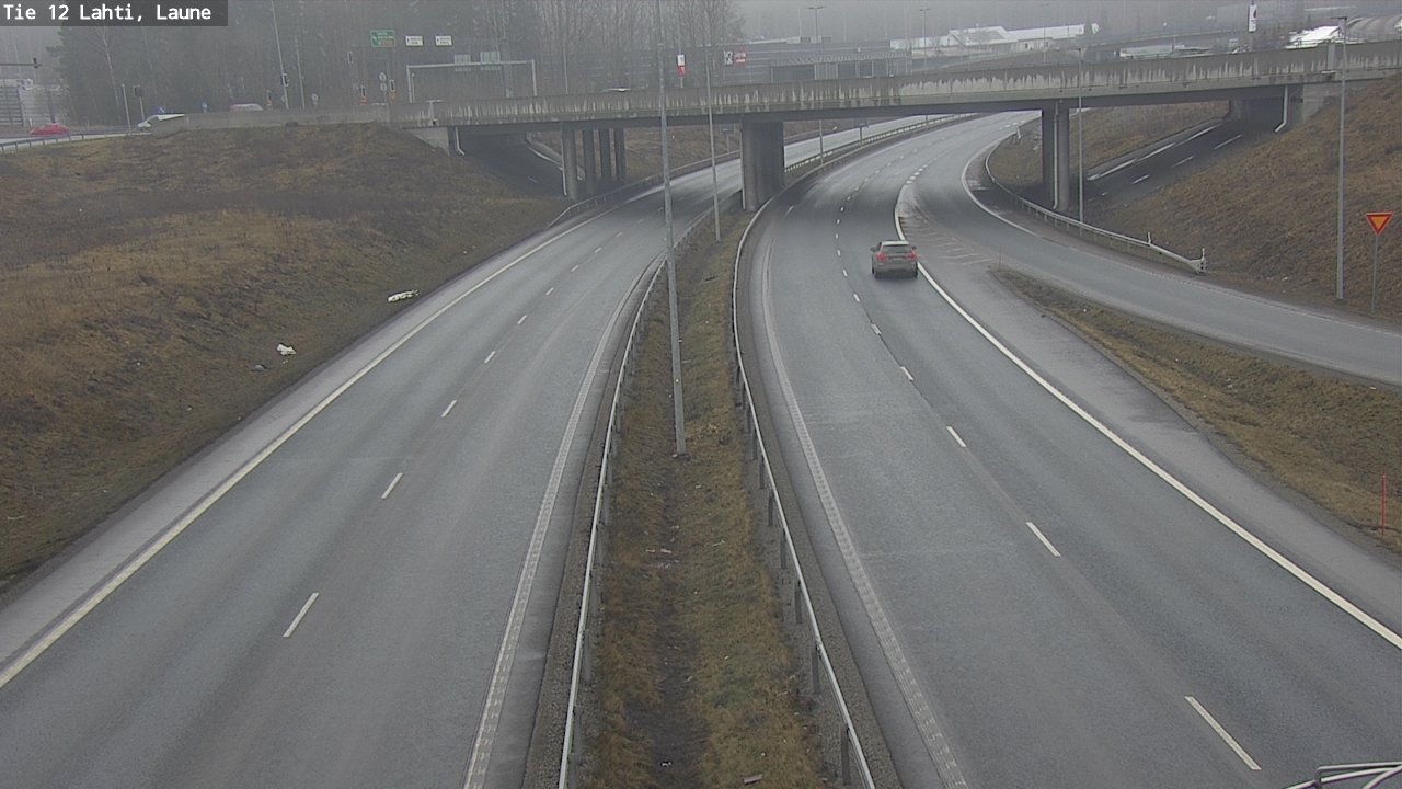 Weather Camera Image Road 12 Lahti, Laune, Lahti, Päijät-Häme