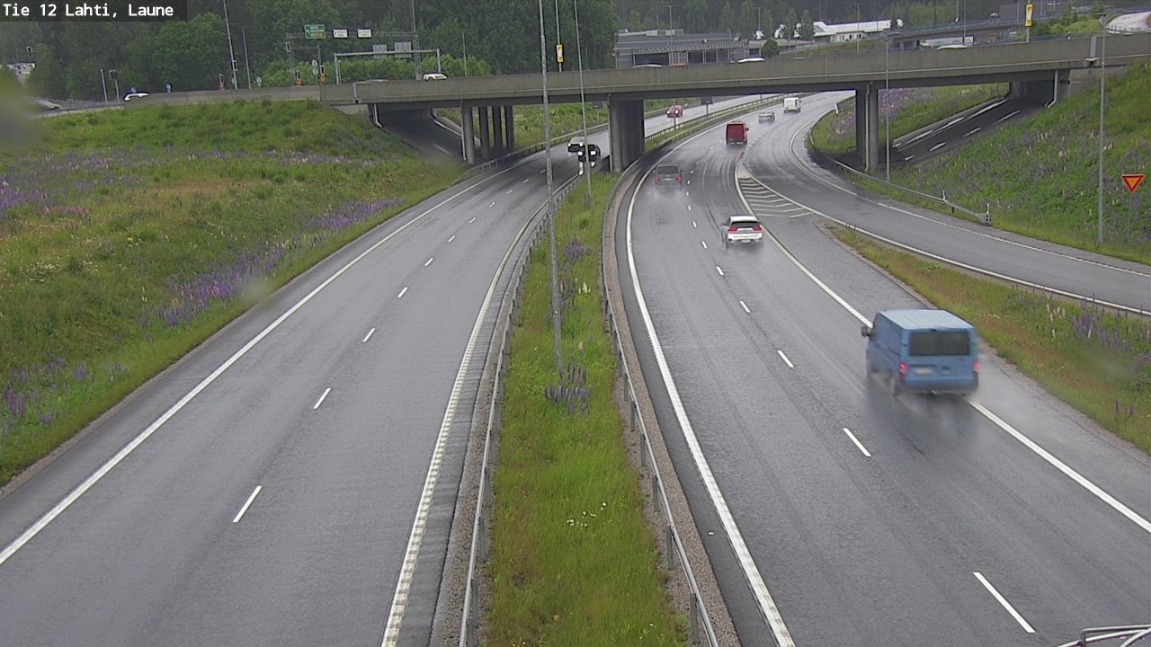 Weather Camera Image Road 12 Lahti, Laune, Lahti, Päijät-Häme