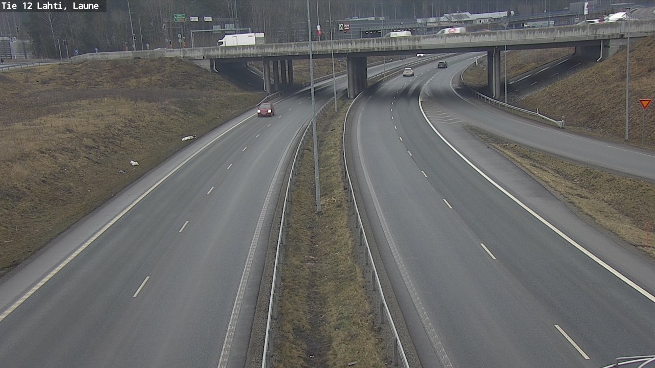 Weather Camera Image Road 12 Lahti, Laune, Lahti, Päijät-Häme