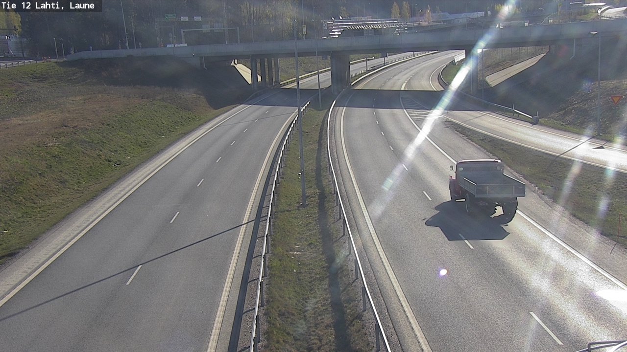 Weather Camera Image Road 12 Lahti, Laune, Lahti, Päijät-Häme