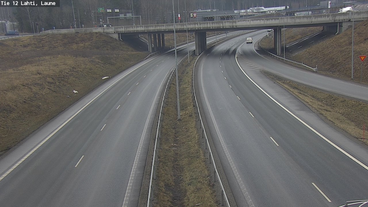 Weather Camera Image Road 12 Lahti, Laune, Lahti, Päijät-Häme