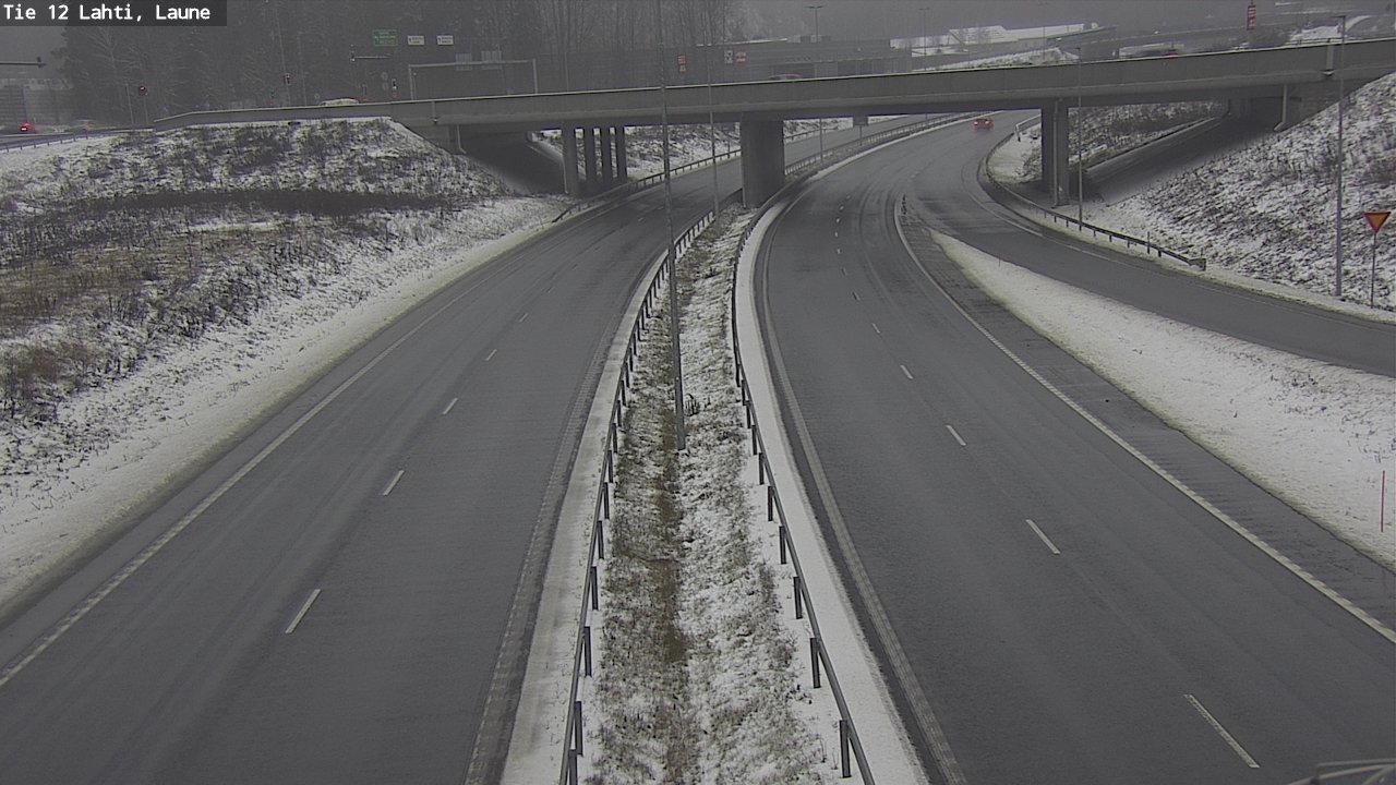 Weather Camera Image Väg 12 Lahtis, Laune, Lahti, Päijät-Häme