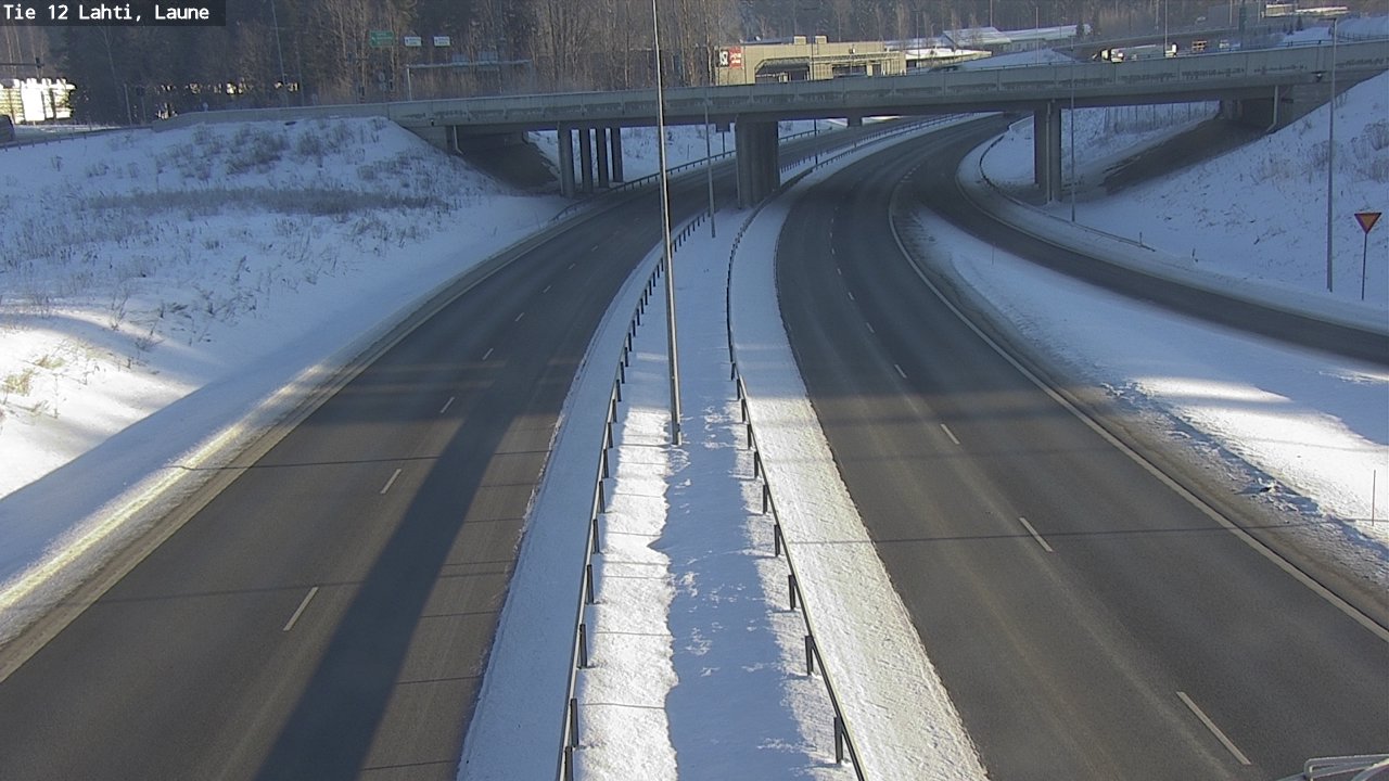 Weather Camera Image Road 12 Lahti, Laune, Lahti, Päijät-Häme