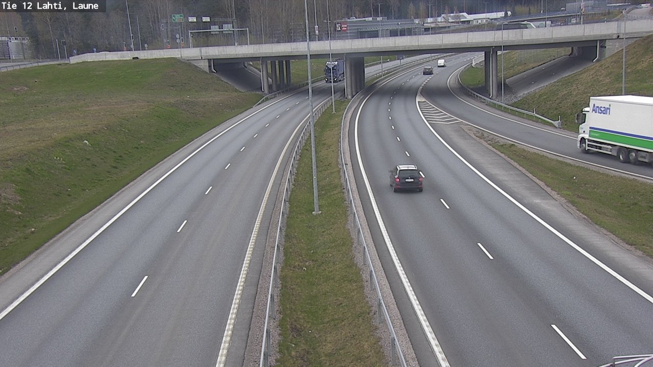 Weather Camera Image Road 12 Lahti, Laune, Lahti, Päijät-Häme