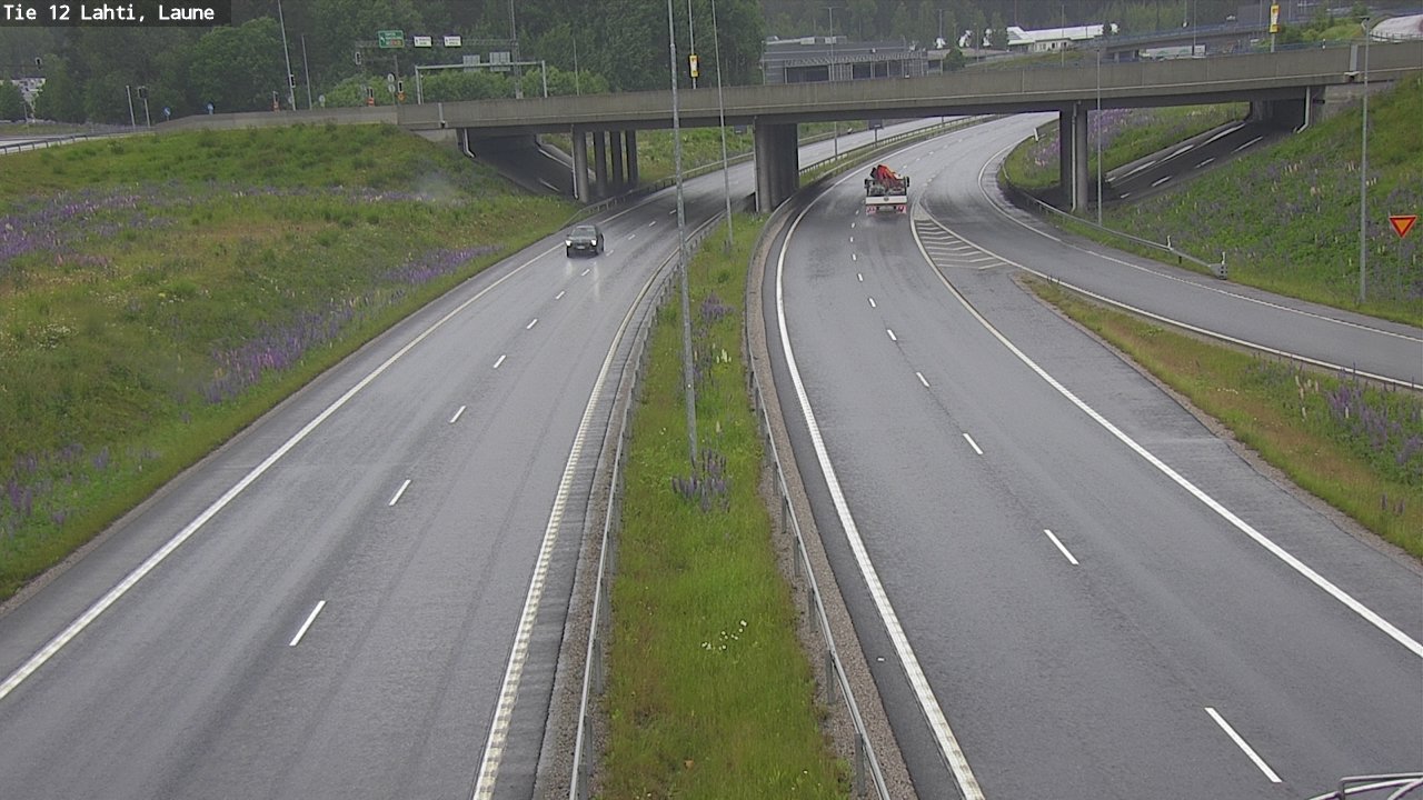 Weather Camera Image Road 12 Lahti, Laune, Lahti, Päijät-Häme
