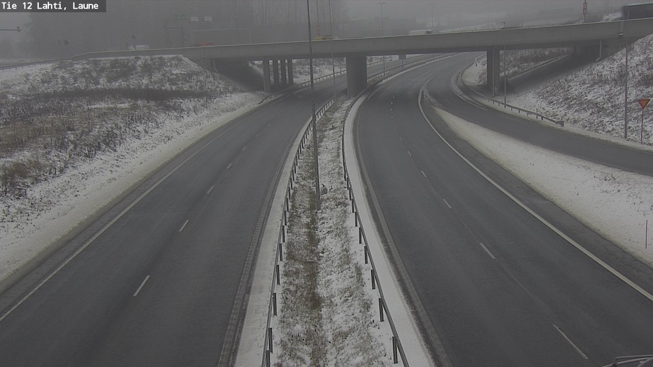 Weather Camera Image Väg 12 Lahtis, Laune, Lahti, Päijät-Häme