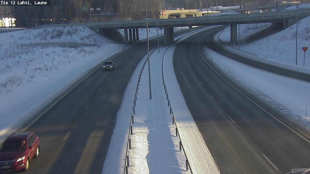 Weather Camera Image Road 12 Lahti, Laune, Lahti, Päijät-Häme