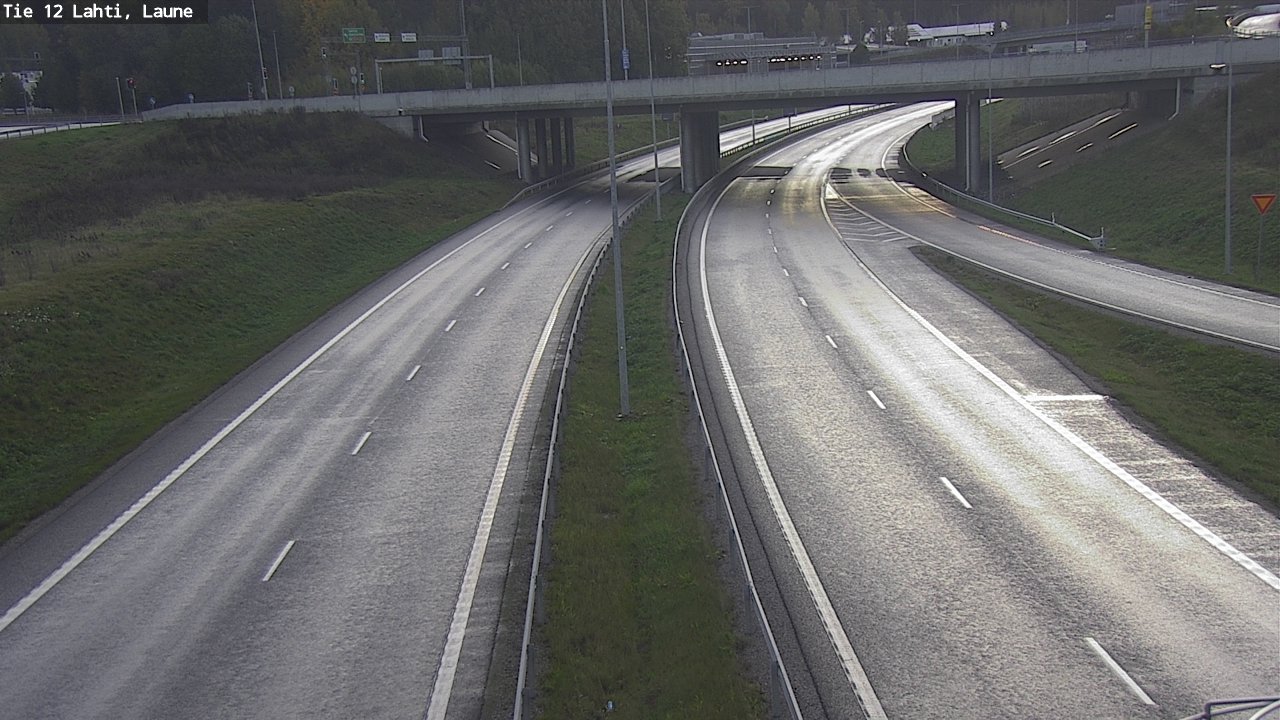 Weather Camera Image Väg 12 Lahtis, Laune, Lahti, Päijät-Häme