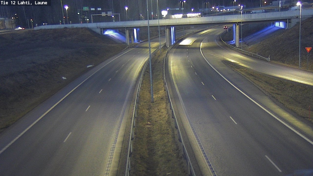 Weather Camera Image Väg 12 Lahtis, Laune, Lahti, Päijät-Häme