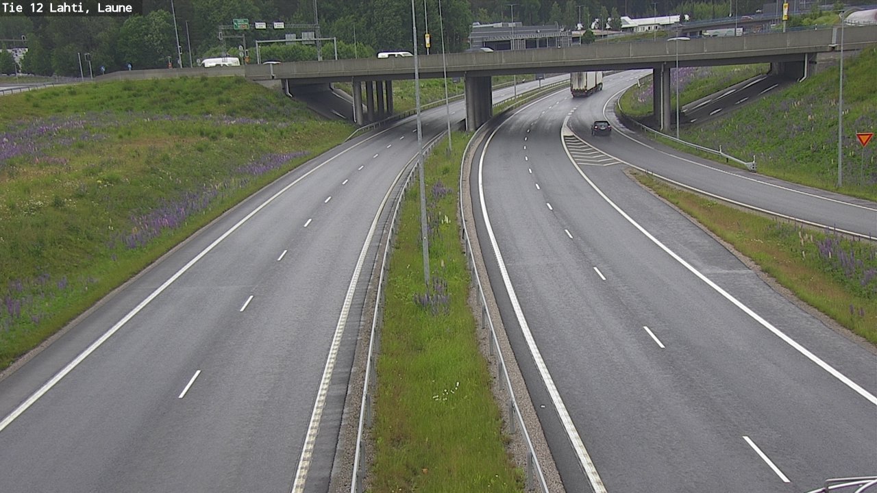 Weather Camera Image Väg 12 Lahtis, Laune, Lahti, Päijät-Häme