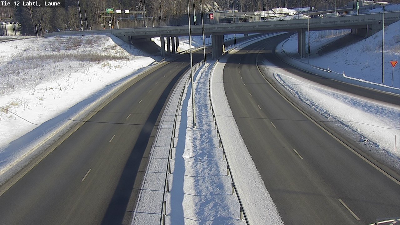 Weather Camera Image Väg 12 Lahtis, Laune, Lahti, Päijät-Häme