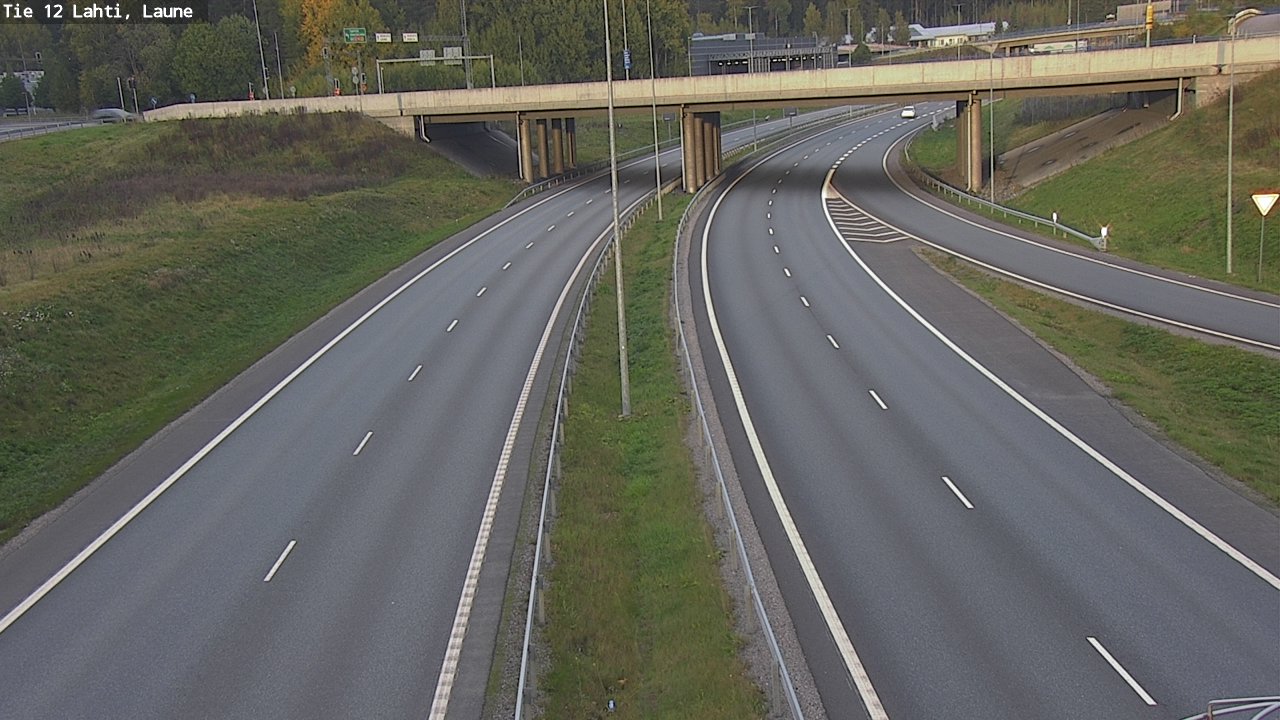 Weather Camera Image Väg 12 Lahtis, Laune, Lahti, Päijät-Häme
