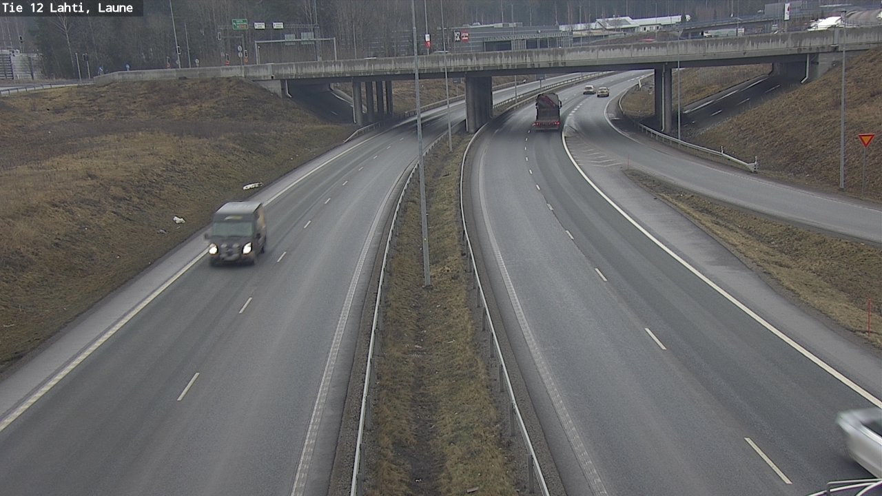 Weather Camera Image Road 12 Lahti, Laune, Lahti, Päijät-Häme