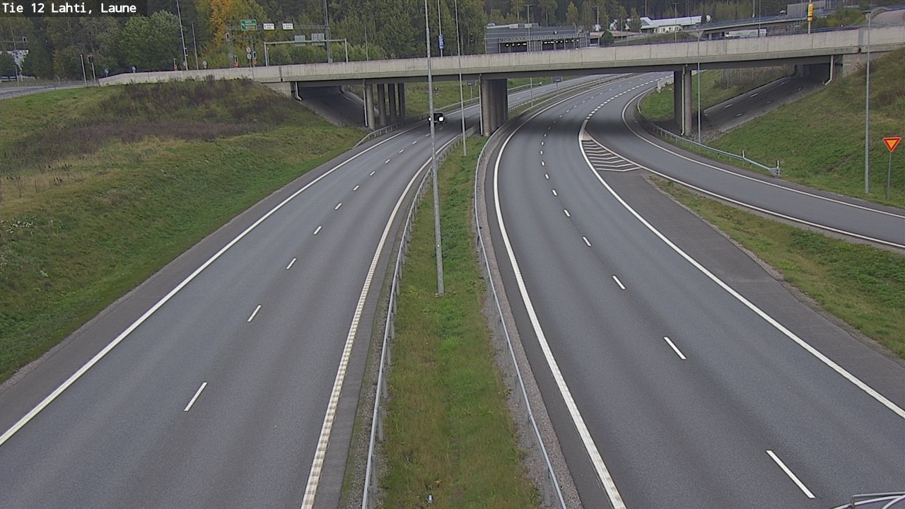 Weather Camera Image Väg 12 Lahtis, Laune, Lahti, Päijät-Häme